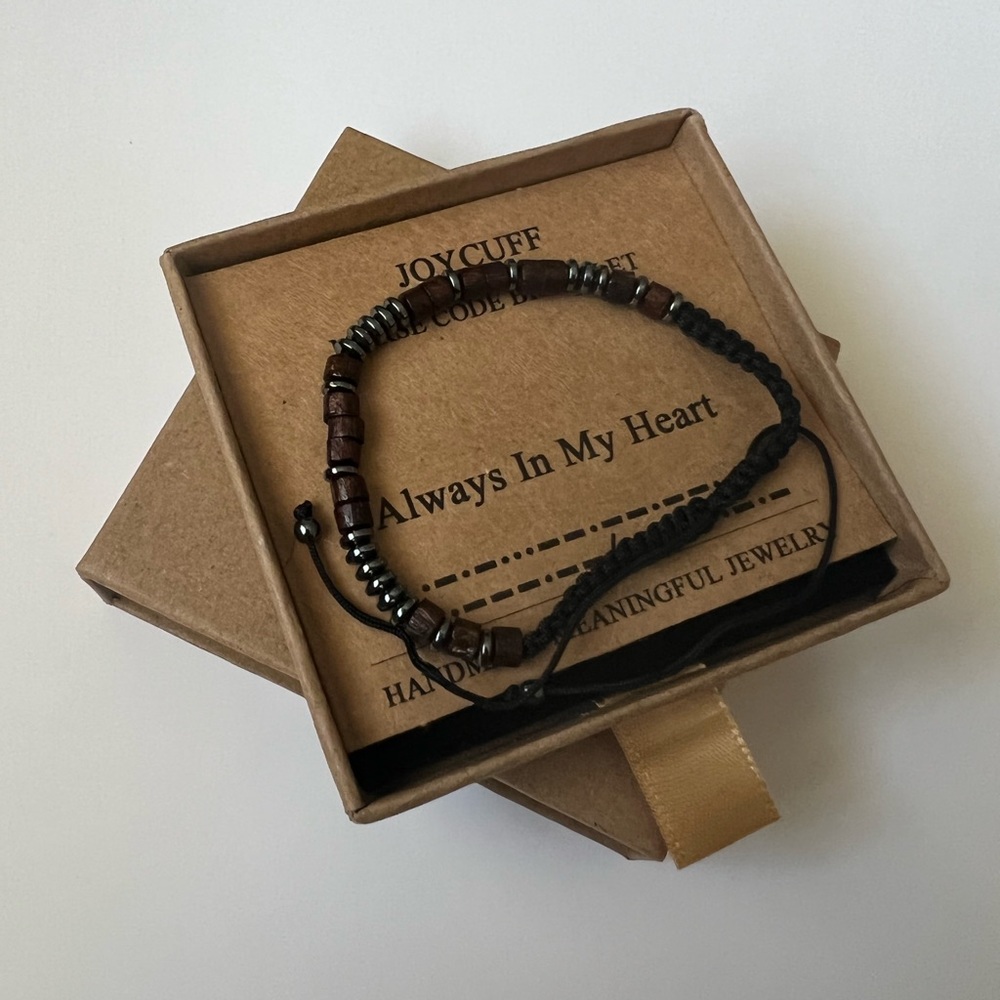 BRAND NEW MORSE CODE BRACELET. (NWT) - Picture 4 of 4
